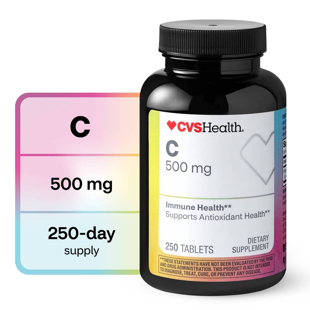 CVS Health Vitamin C Tablets, 250 CT