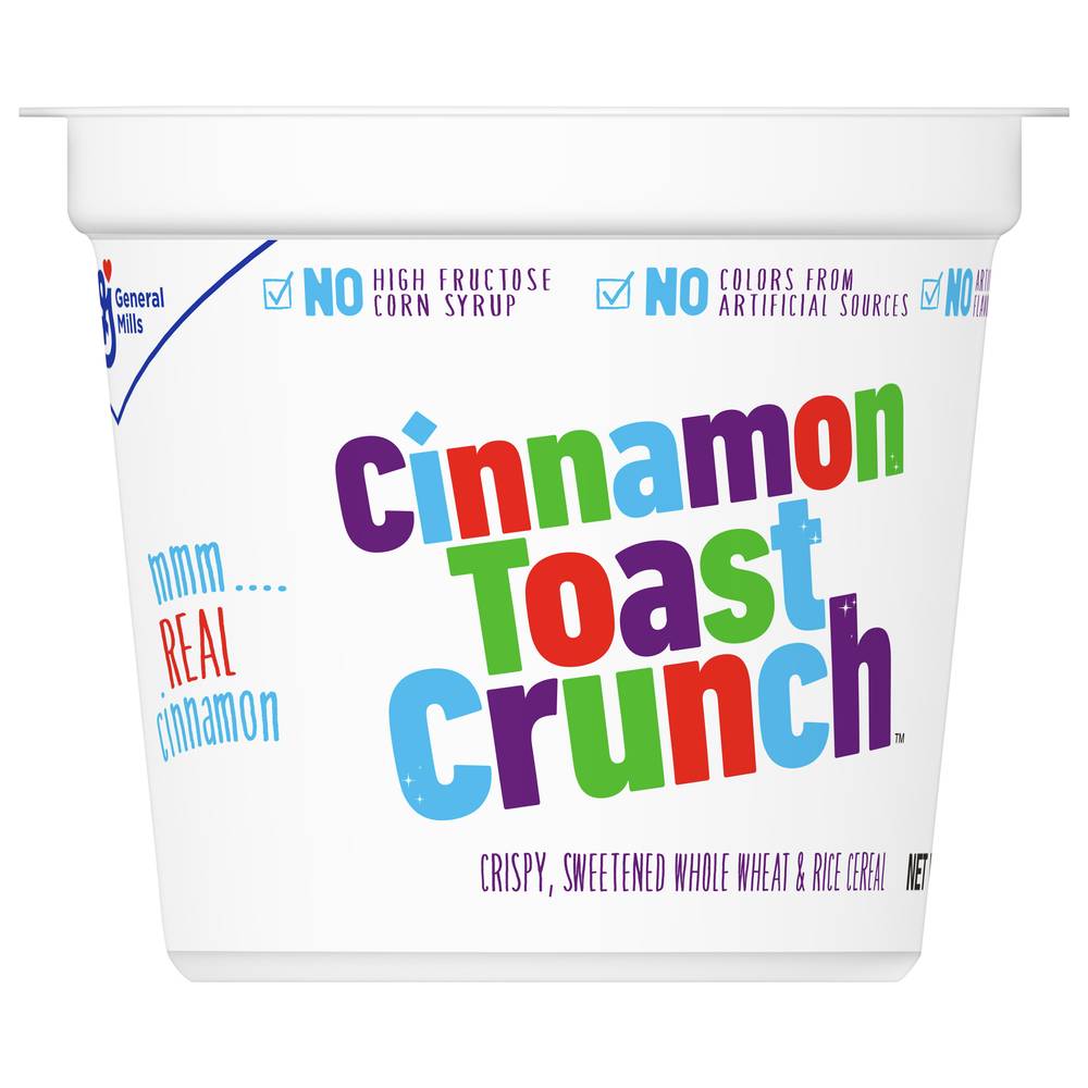 General Mills Toast Crunch Whole Wheat & Rice Cereal Tub (cinnamon)