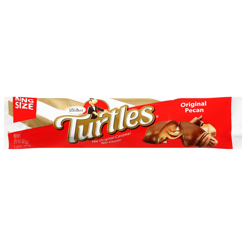 Turtles King Size Original Pecan Caramel Nut Cluster (2.3 oz)