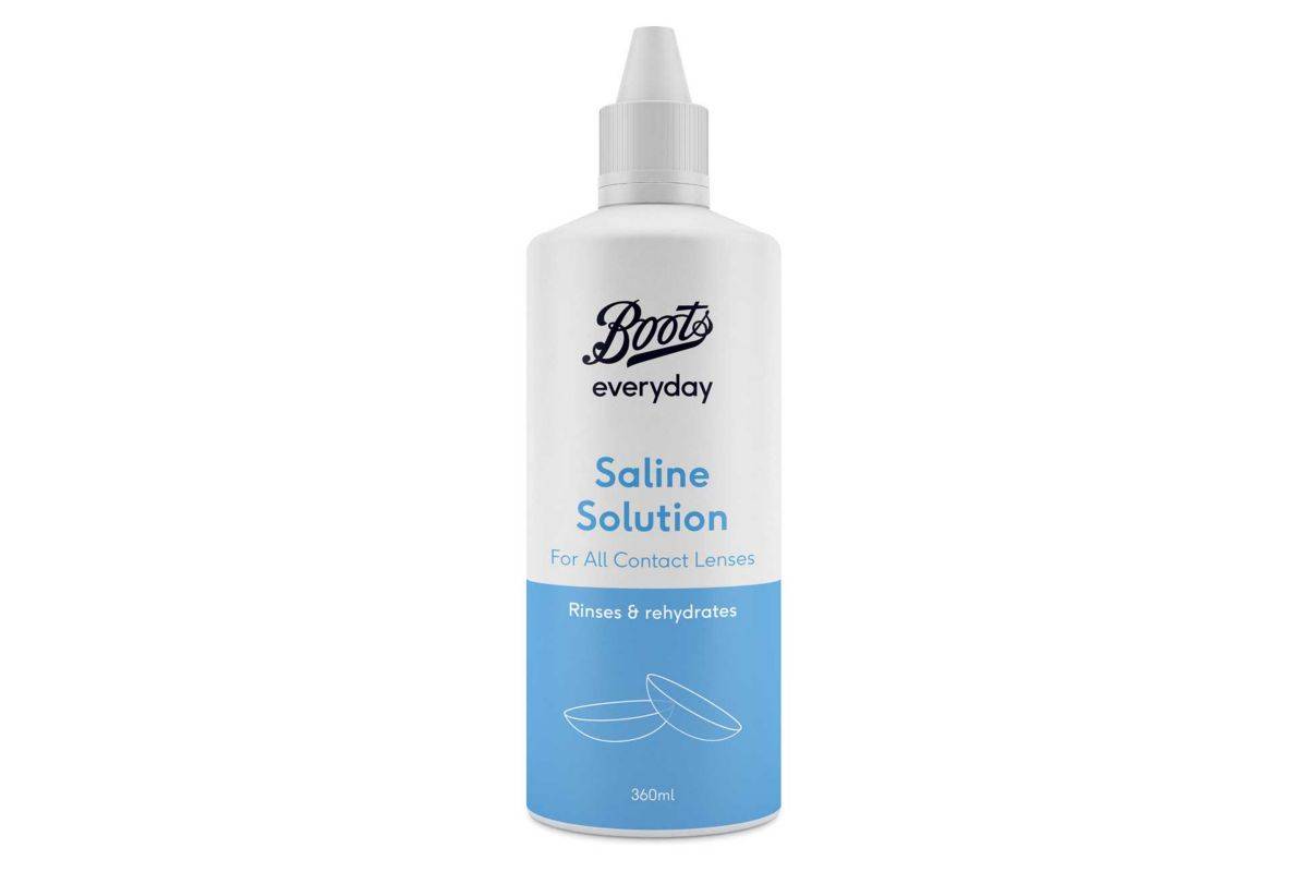 Boots everyday Saline Solution For All Contact Lens Types - 360ml