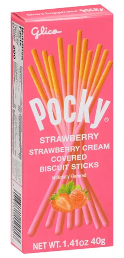 Glico Pocky Strawberry Biscuit Sticks