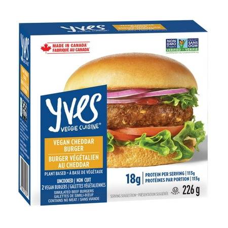 Yves Veggie Cuisine Vegan Cheddar Burger