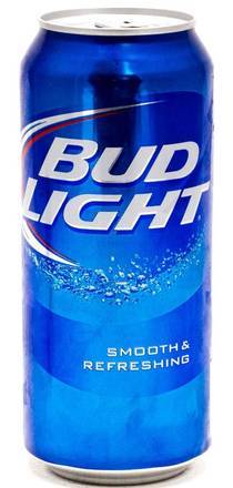 Bud Light, 16oz can beer (4.2% ABV)