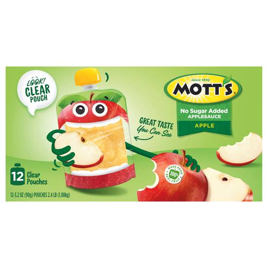 Mott's No Sugar Added Applesauce ( 12 ct )