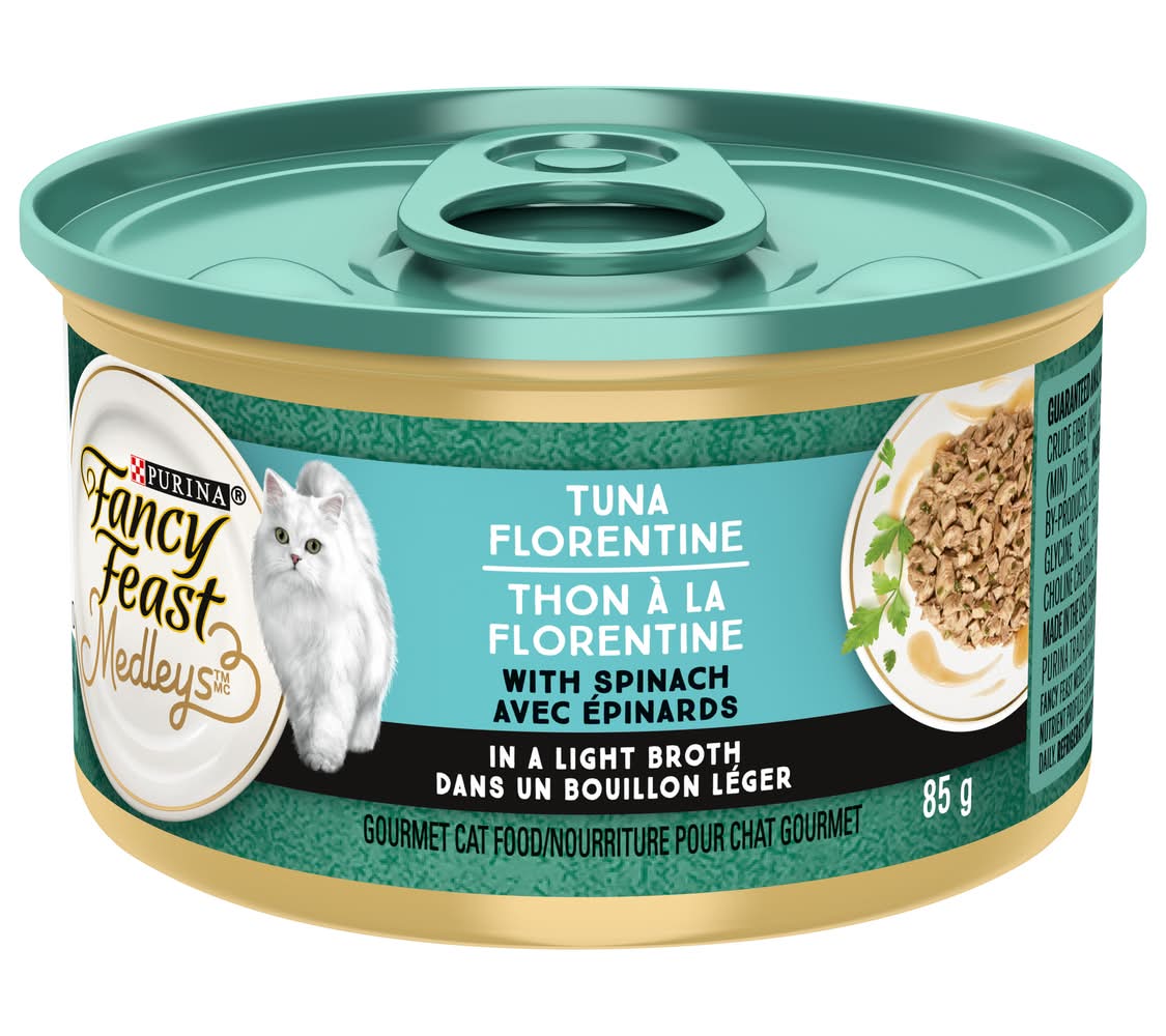 Fancy feast  nourriture pour chats (85 g) - medleys tuna florentine wet cat food (85 g)