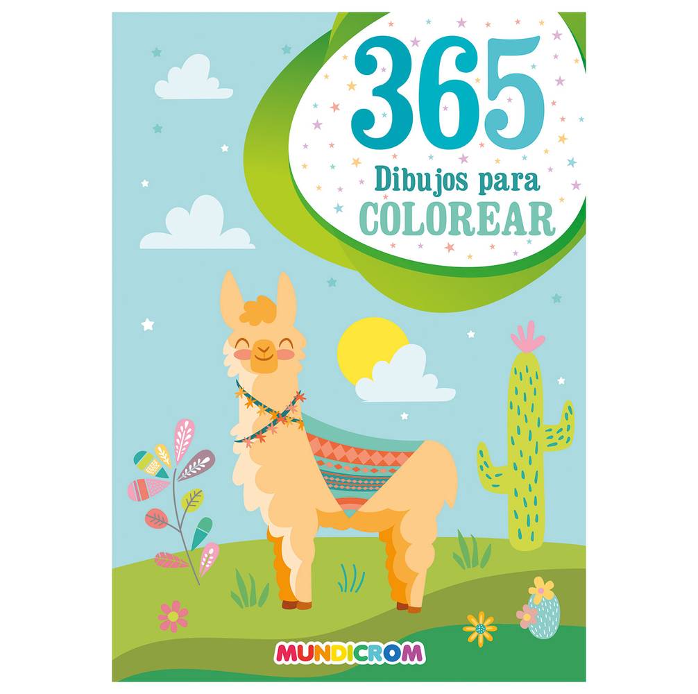 365 Dibujos para colorear - mundicrom (1 u, tapa blanda)