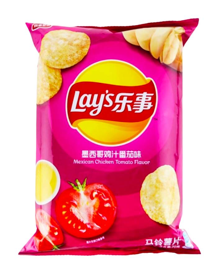 Lay's Mexico Tomato Chicken Flavour Crisps (70g)