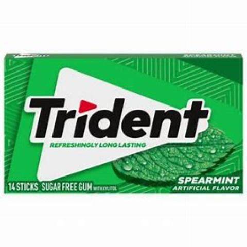 Trident Spearmint Value Pack Gum 14 Count