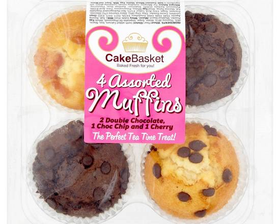 4 ASSORTED MUFFINS (4S)