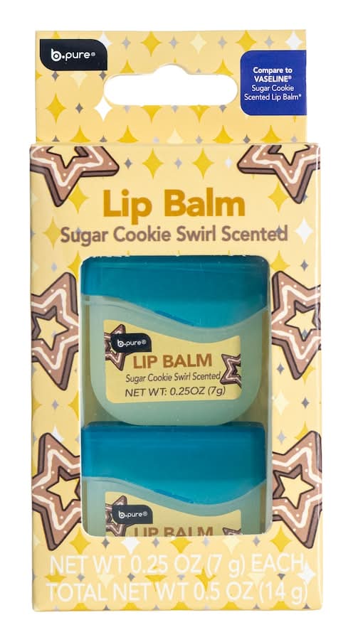 b.pure Scented Lip Balm, Assorted Scents, 2-pc Pack