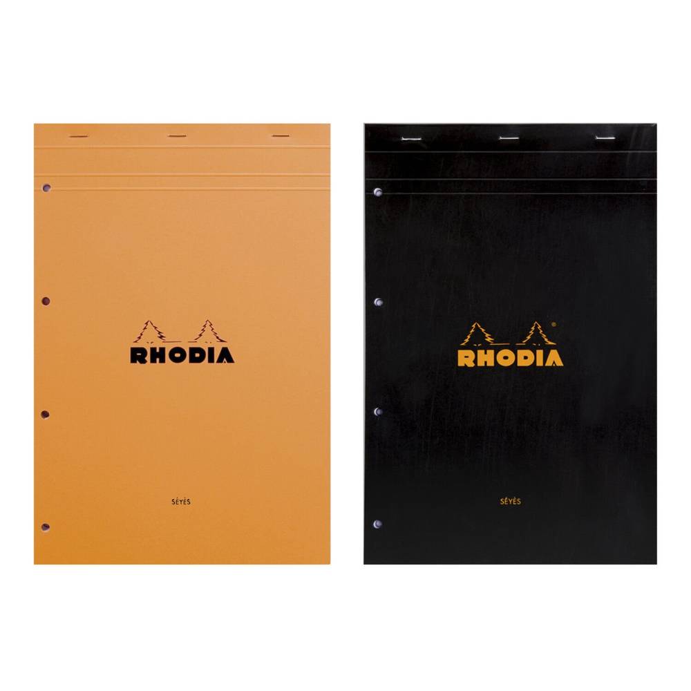 Rhodia - Bloc note perforé grands carreaux  (160 pièces)