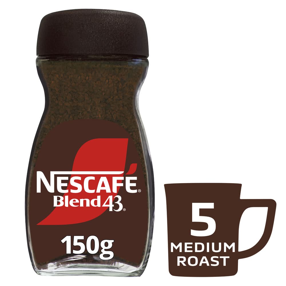 Nescafé Blend 43 Medium Roast 5 Coffee Powder (150g)