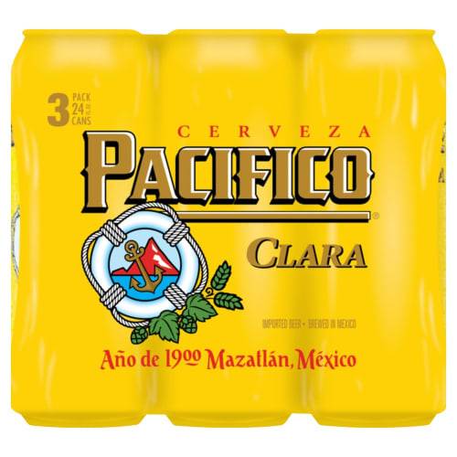 Pacifico Clara Mexican Imported Beer (3 ct, 24 fl oz)