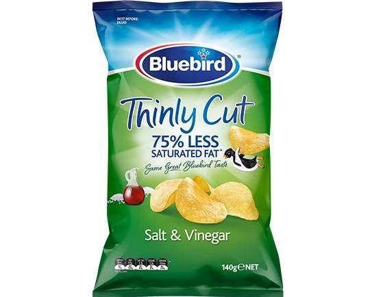 Bluebird Thinly Cut Salt and Vinegar 140g