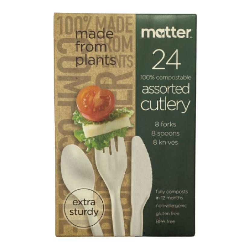 Matter Compostable Assorted Cutlery (24 ct)