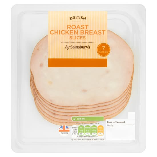 Sainsbury's British Roast Chicken Breast Slices (7 pack)
