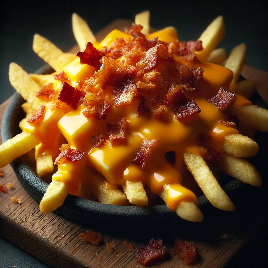 🍟 Frites Maison Cheddar Lardons