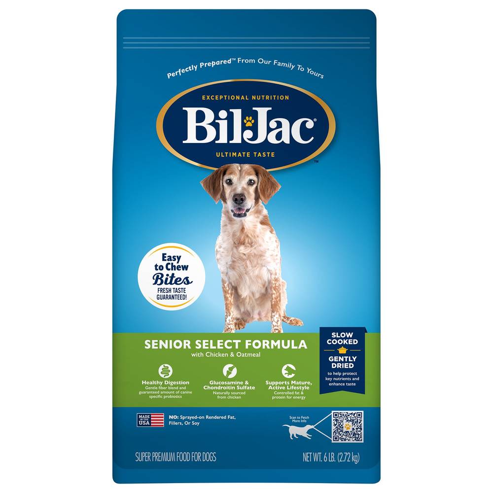 Bil-Jac Senior Select Formula Senior Dry Dog Food (assorted/chicken & oatmeal)