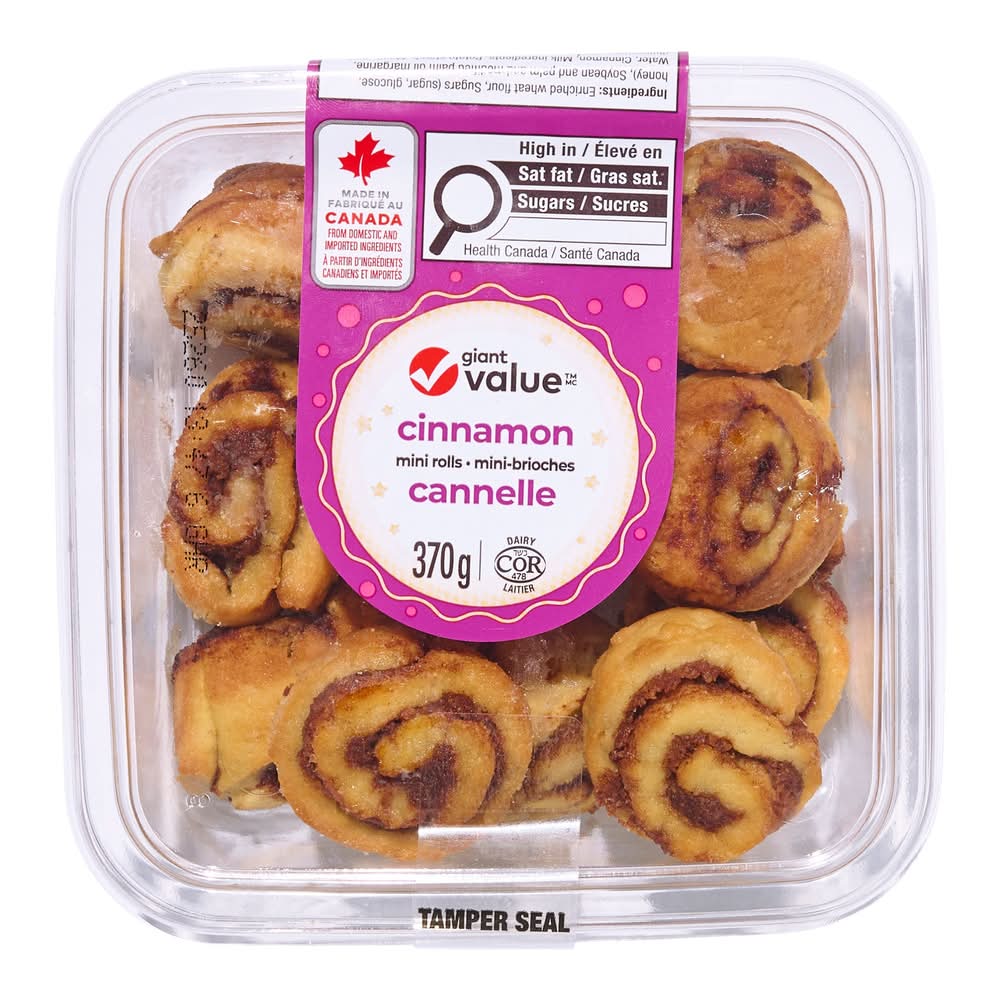 Giant Value Cinnamon Roll Bites, 370 g