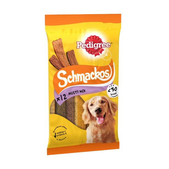 Pedigree Schmackos Adult Dog Treats Multi Mix (86g)