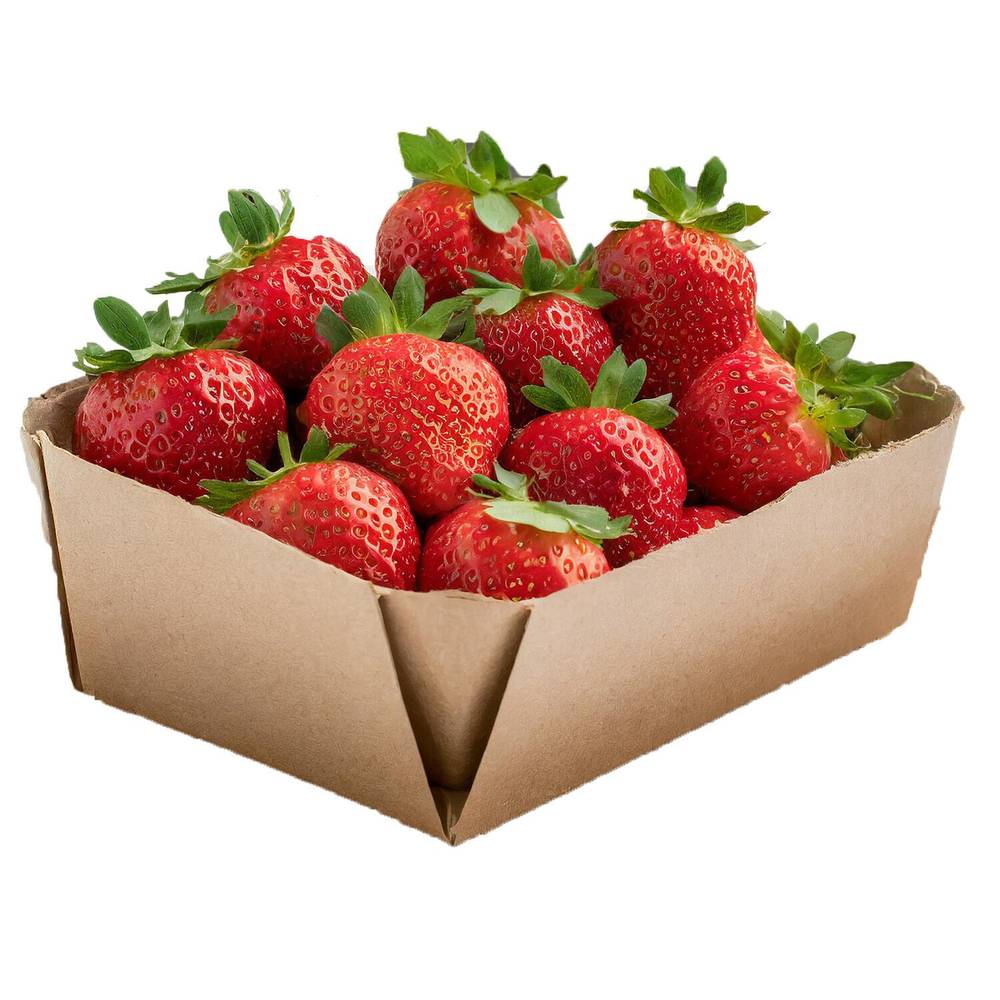 Fraises ronde - la barquette de 250g