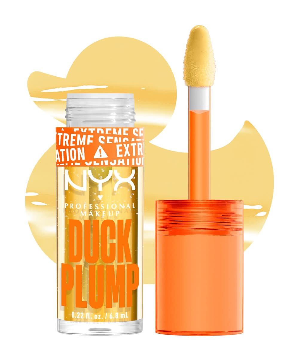 NYX Professional Makeup Duck Plump High Pigment Plumping Lip Gloss, Clearly Spicy (0.22 fl oz)