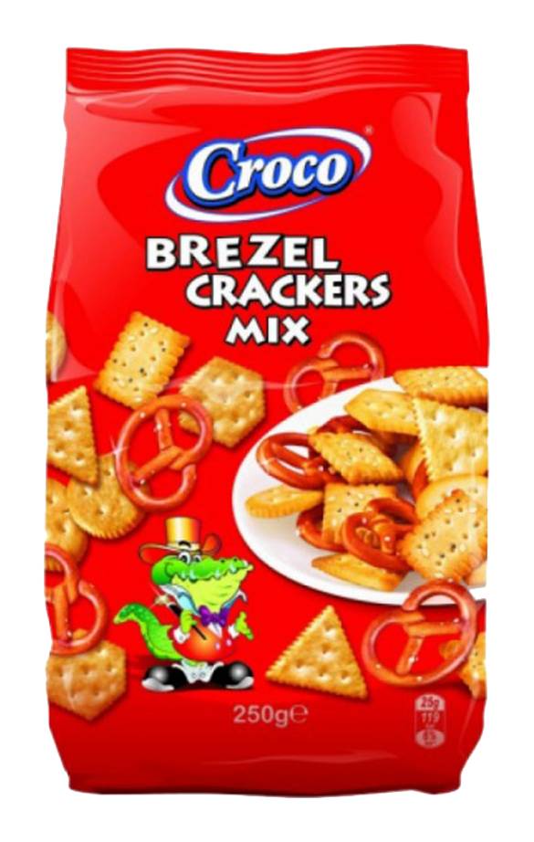Croco Brezel & Crackers Mix (250g)