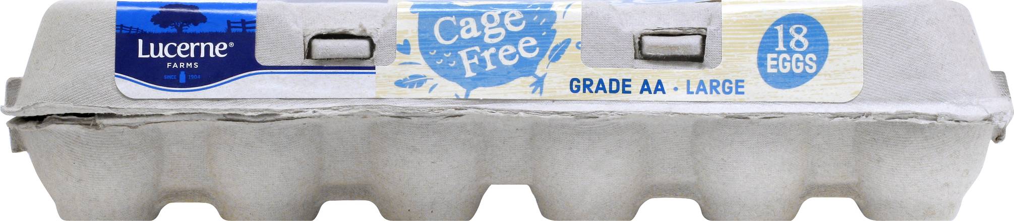 Lucerne Cage Free Grade Aa Large Eggs (18 ct)