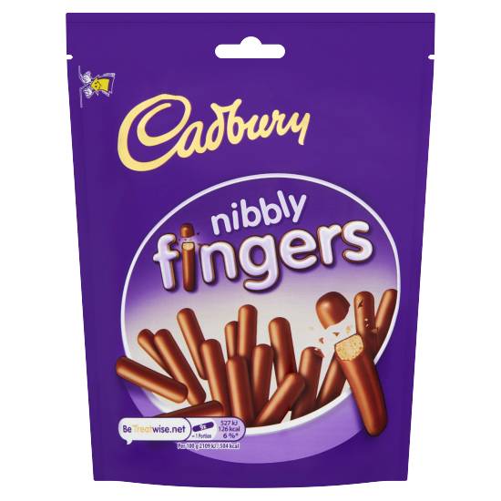 Cadbury Nibbly Chocolate Mini Fingers Biscuits 125g