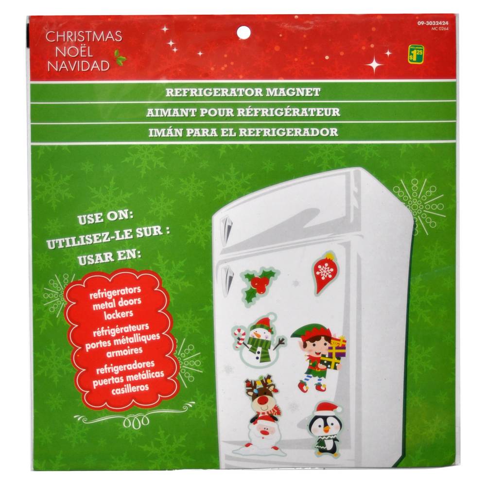 Noel Christmas Navidad Refrigerator Magnet