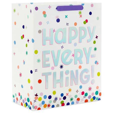 Hallmark Gift Bag (happy everything) For Birthdays, Weddings