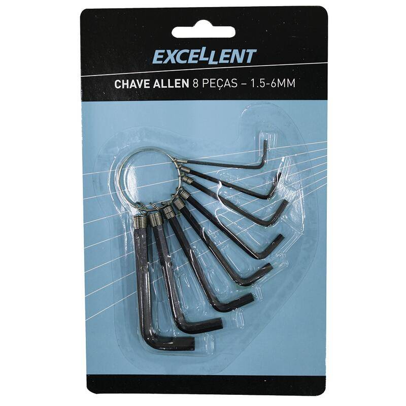 Eda kit chave allen 1.5 a 10mm (10 peças)