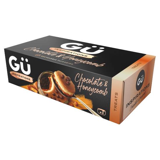 Gü Inspirations Chocolate & Honeycomb Desserts 2 X 86.5g