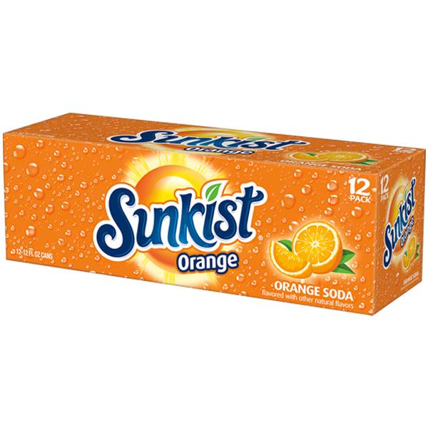 Sunkist Orange 12oz Can 12-Pack