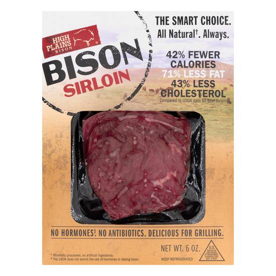 High Plains Bison Sirloin Bison