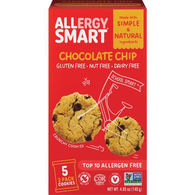 Allergy Smart Chocolate Chip Cookies (4.95 oz, 5 ct)