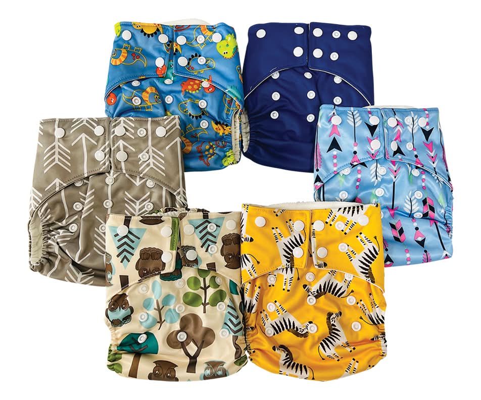 Personnelle couches lavables pour garçons (6 unités)