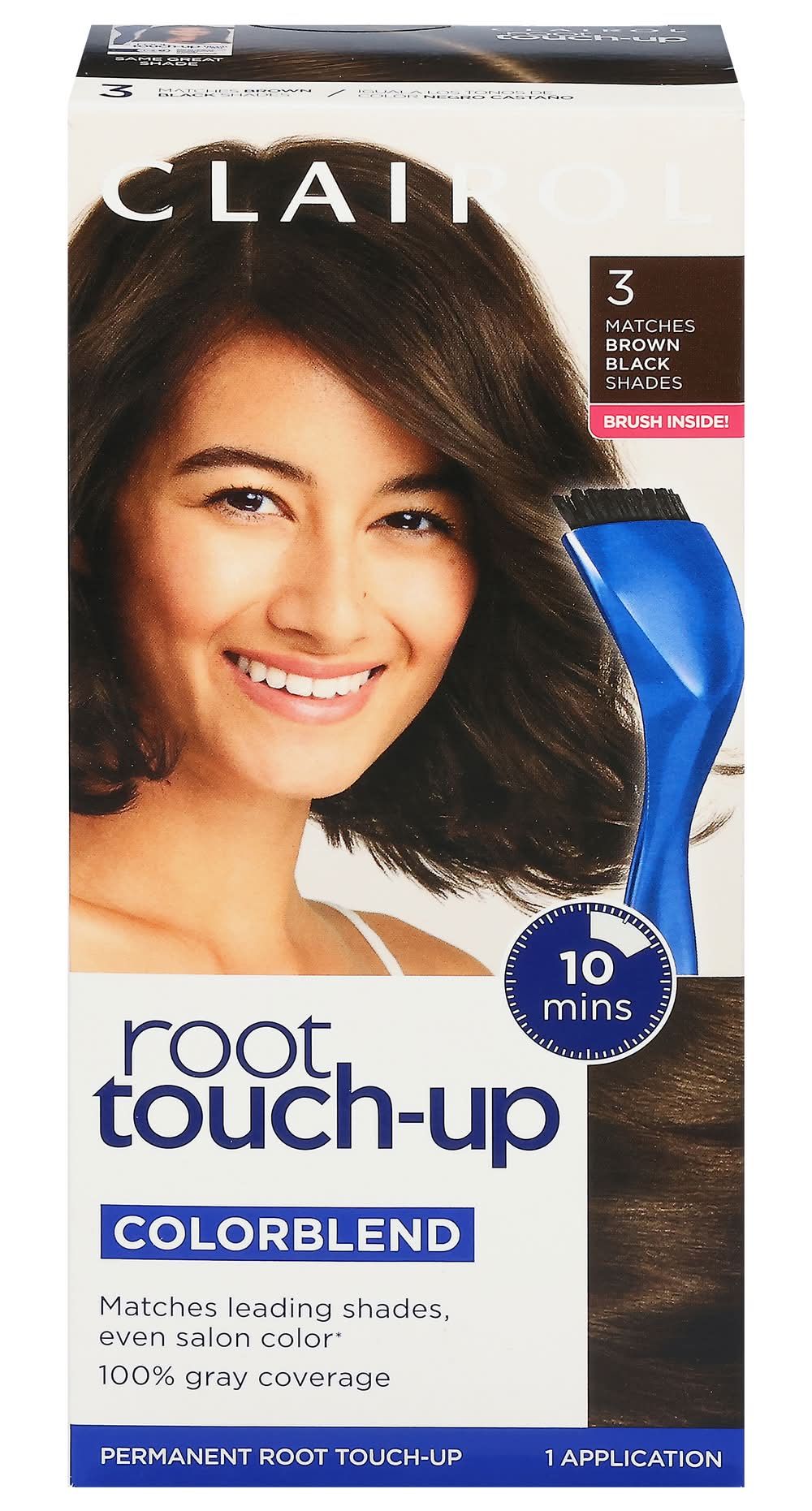 Clairol Root Touch-Up Brown Black 3 Permanent Hair Color