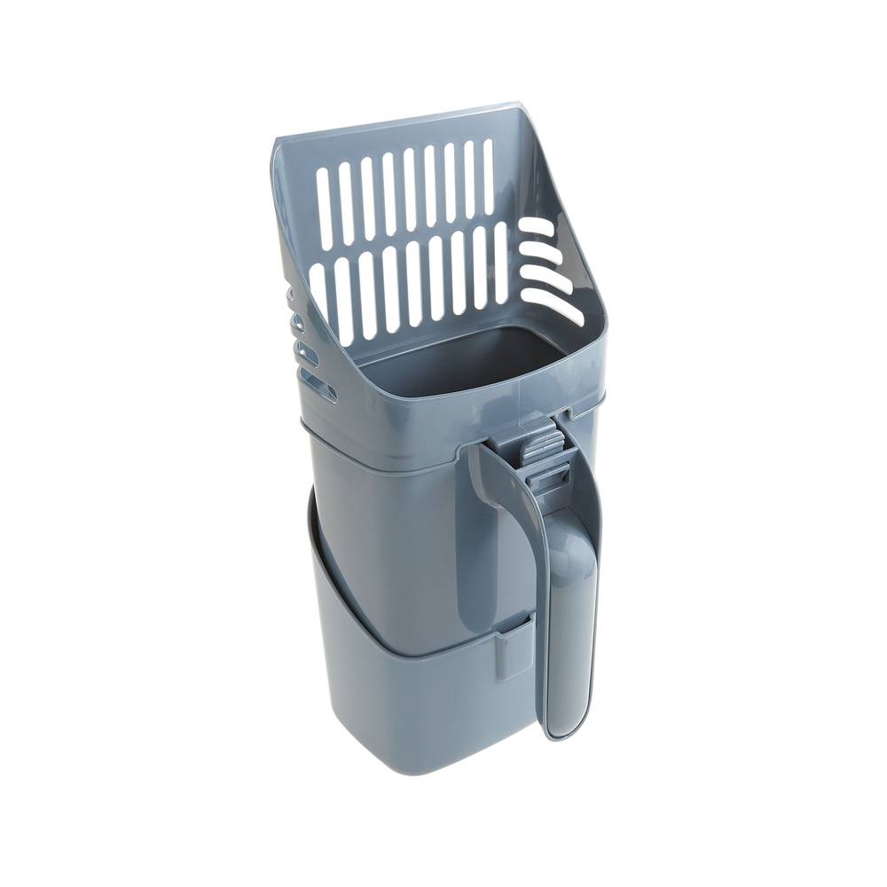 Exquisicat Scoop Waste Bin Caddy (grey)