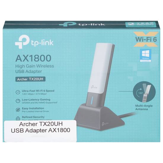 Tp-Link Ax 1800 High Gain Wireless Usb Adapter