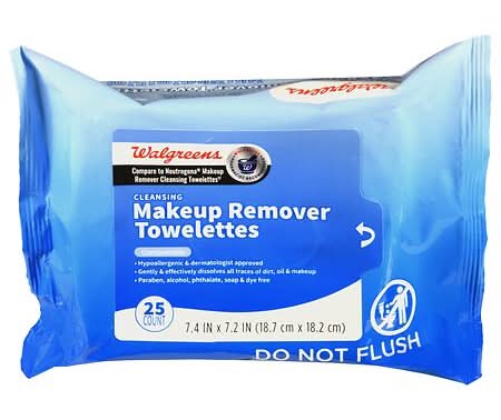 Walgreens Cleansing Makeup Remover Towelettes