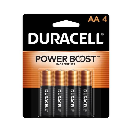 Duracell Coppertop AA Alkaline Batteries, 4-Pack