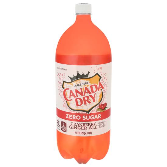 Canada Dry Zero Sugar Cranberry Ginger Ale (2 L)