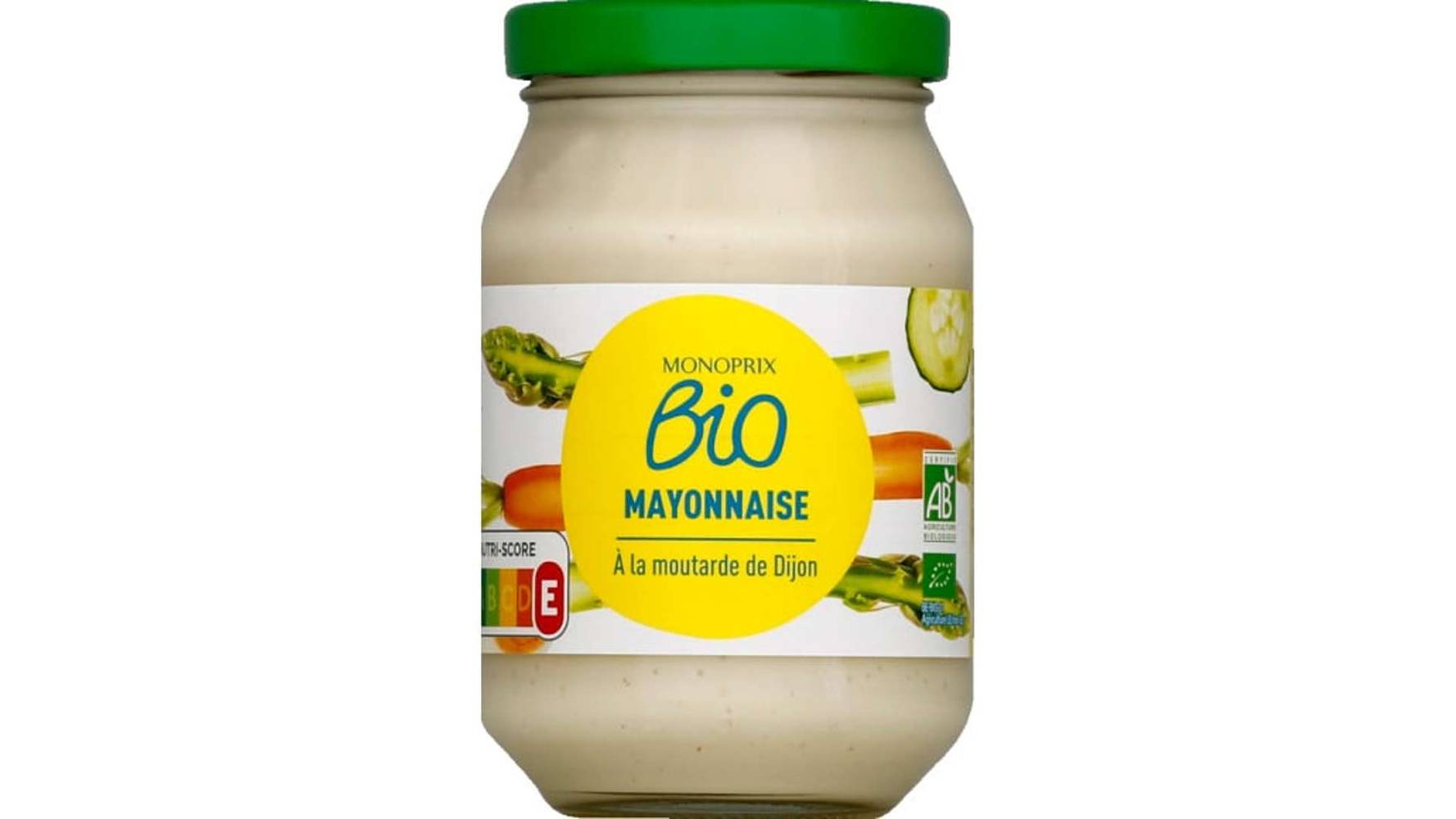 Monoprix Bio Mayonnaise à la moutarde de Dijon bio Le pot de 238 g
