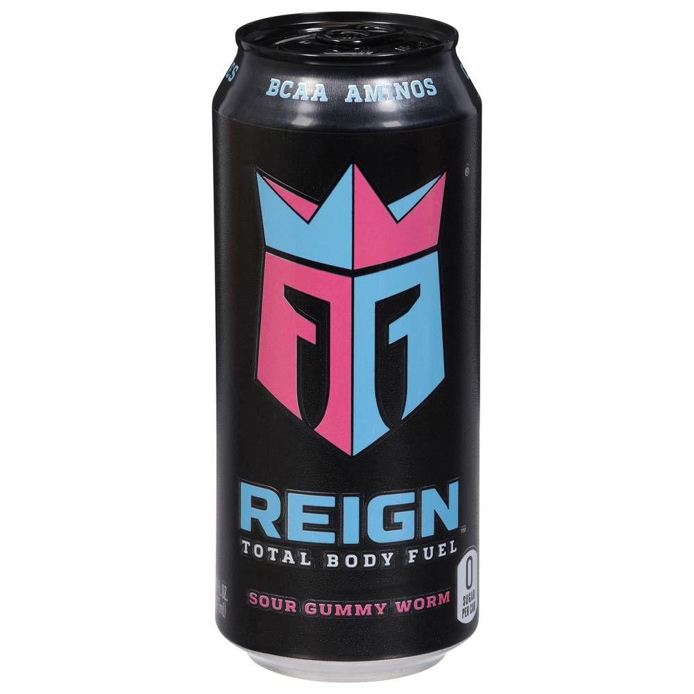 Reign Sour Gummy Worm Energy Drink (16 fl oz)