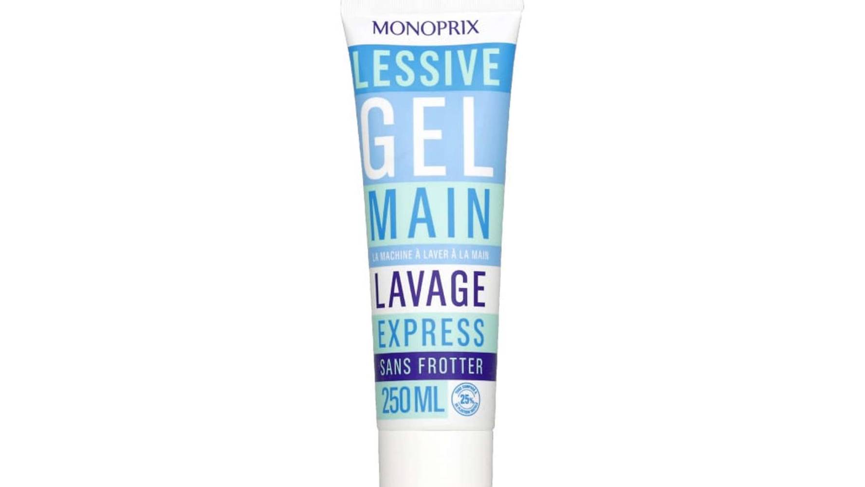 Monoprix - Lessive gel main lavage express sans frotter (250ml)