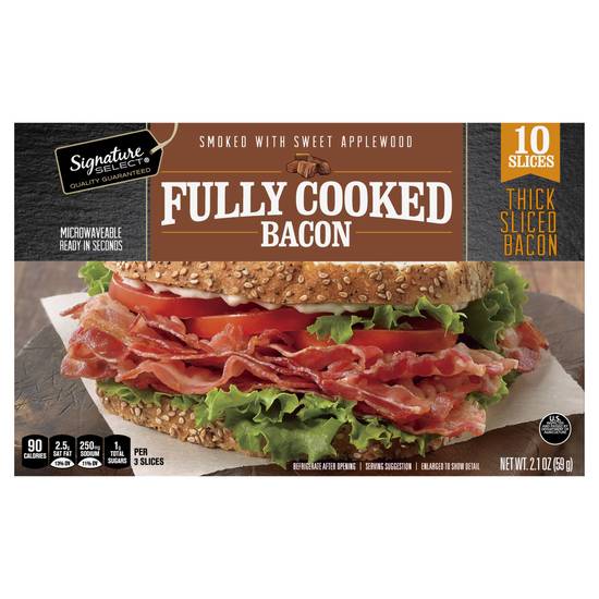Signature Select Fully Cooked Bacon (2.1 oz)
