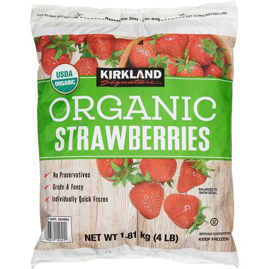 Kirkland Signature Organic Strawberries (4 lbs)