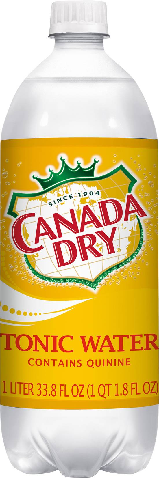 Canada Dry Tonic Water Contains Quninine (33.8 fl oz)