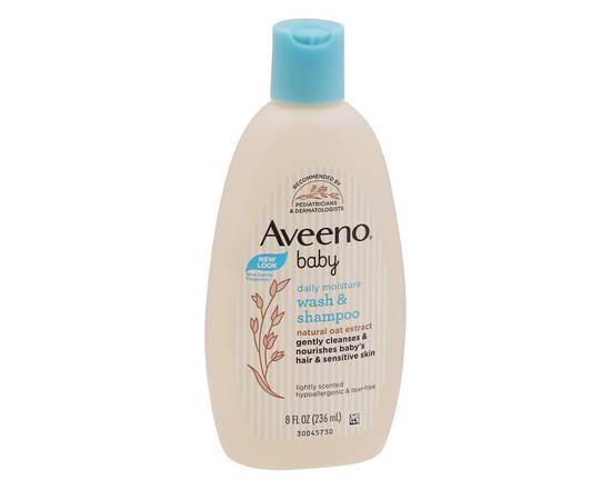 Aveeno · Baby Oat Extract Wash & Shampoo (8 oz)